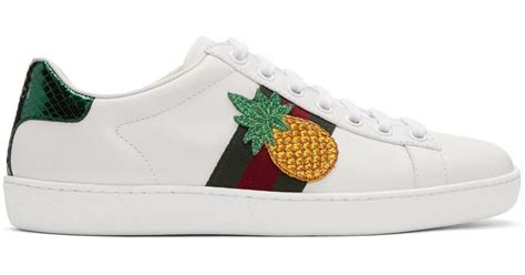 pineapple ladybug sneaker gucci|gucci ace tennis shoes.